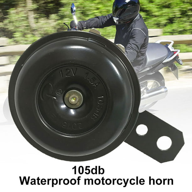 12V Waterproof Loud 105dB Universal Motorcycle Auto Car Electric Bike Horn Great